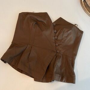 Free people strapless top